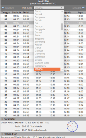 jadwal adzan buka dan imsak ramadhan